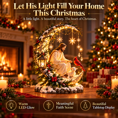 🔥 LAST DAY 50% OFF ✝️ Grace Beneath the Cross™  – A Light of Faith This Christmas ✨
