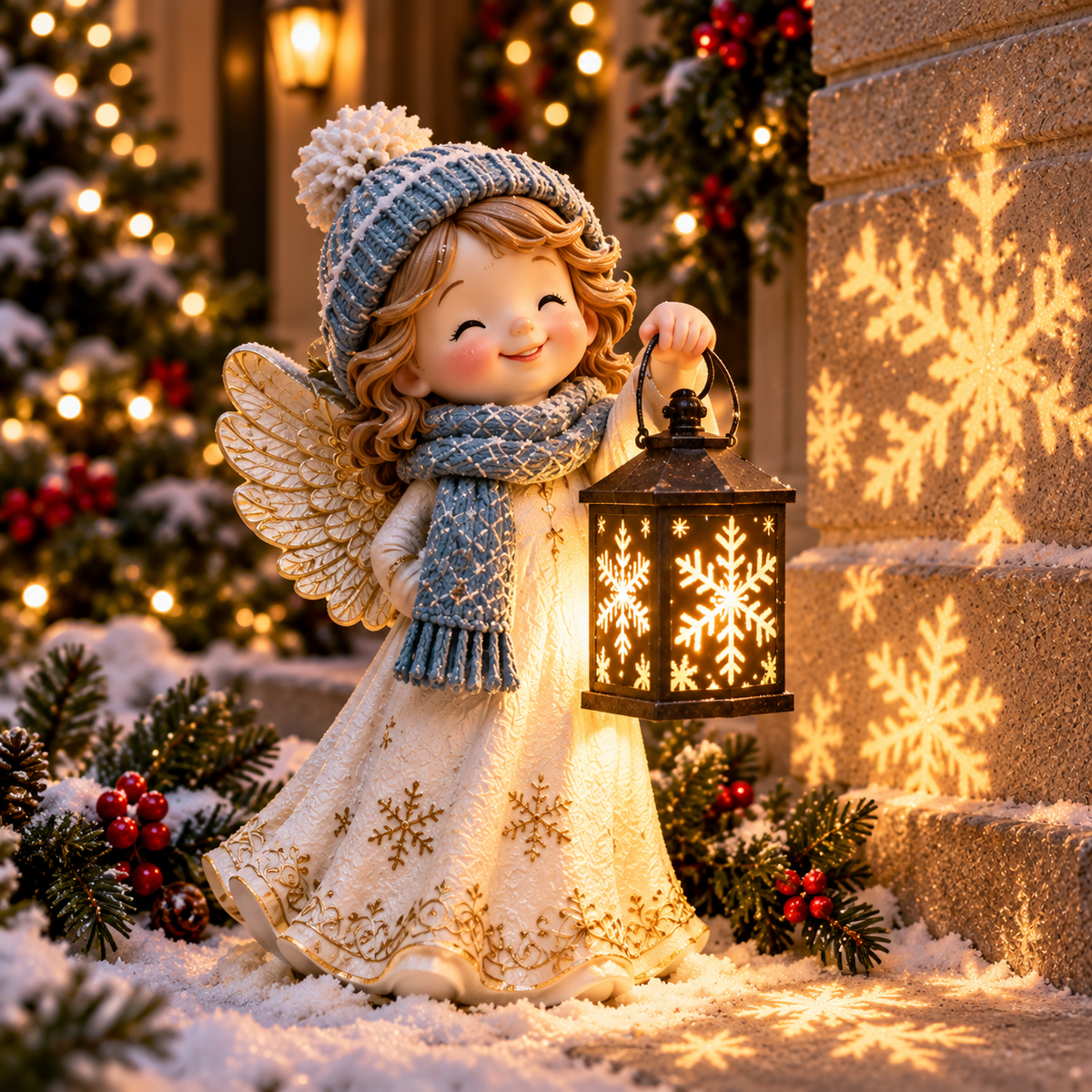 ⛄ Holiday Sale ✨  Snowman Nativity Glow™ Solar Christmas Light