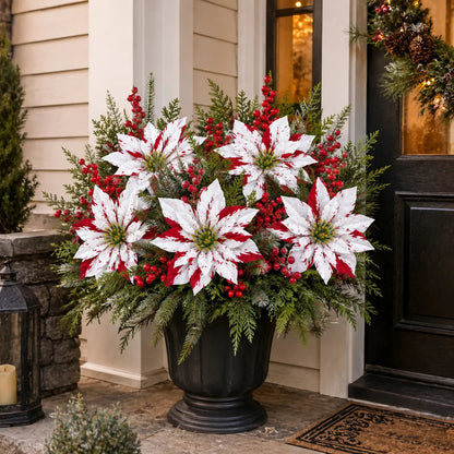 ❀Last Day 49% OFF🔥Christmas Poinsettia Planter Inserts