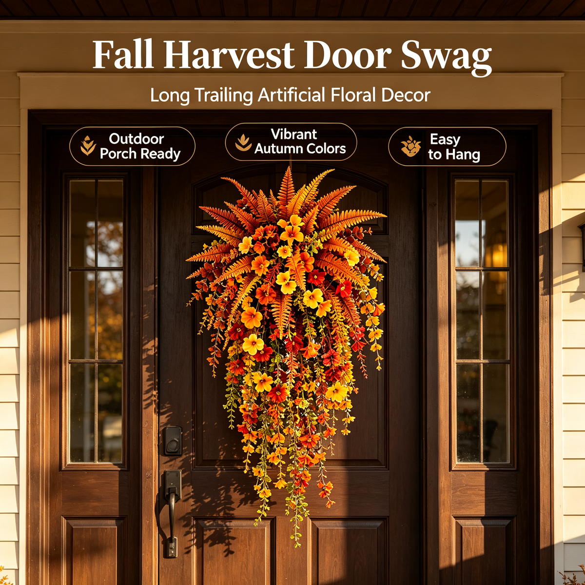 🔥 Last Day 50% OFF 🍂 Artificial Autumn Fern™ – Instantly Transform Your Porch for Fall