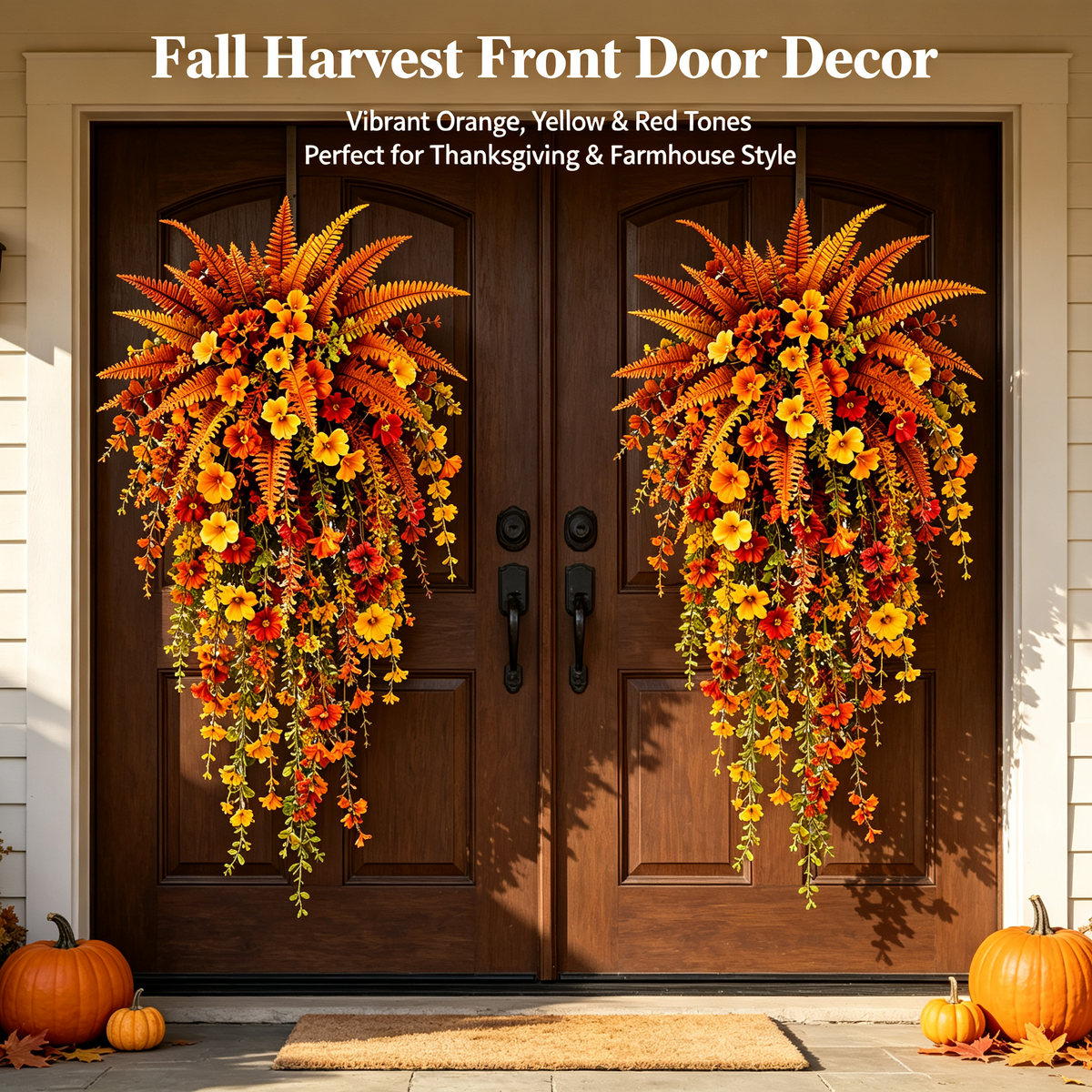 🔥 Last Day 50% OFF 🍂 Artificial Autumn Fern™ – Instantly Transform Your Porch for Fall