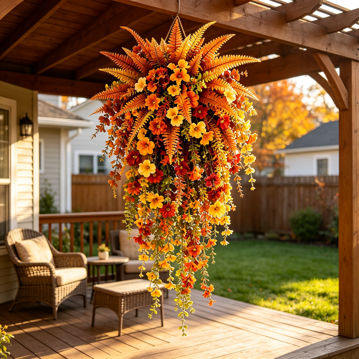 🔥 Last Day 50% OFF 🍂 Artificial Autumn Fern™ – Instantly Transform Your Porch for Fall