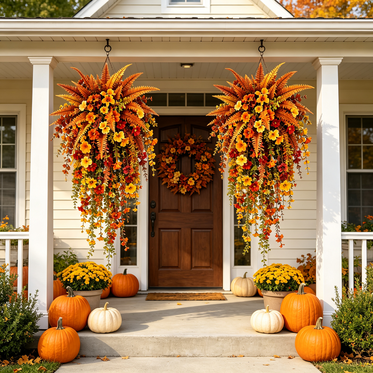 🔥 Last Day 50% OFF 🍂 Artificial Autumn Fern™ – Instantly Transform Your Porch for Fall