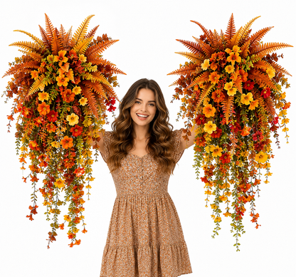 🔥 Last Day 50% OFF 🍂 Artificial Autumn Fern™ – Instantly Transform Your Porch for Fall