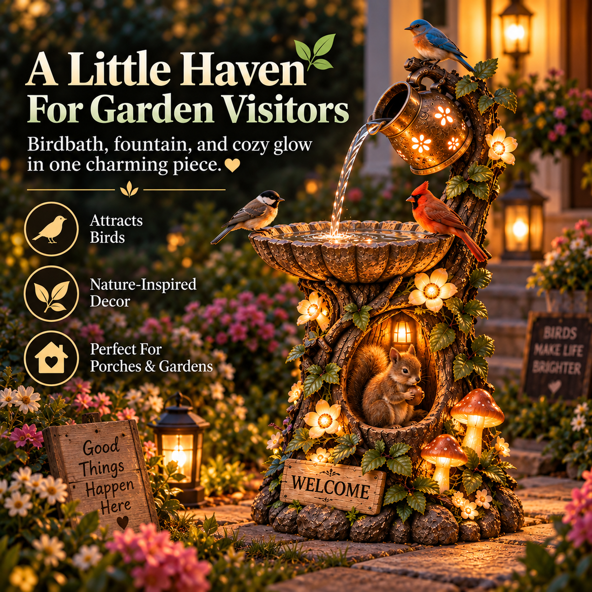 🔥 LAST DAY 49% OFF🐿️Turn Your Yard Into a Little Wildlife Haven