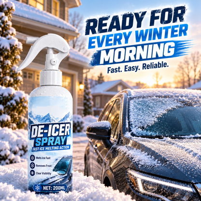 🔥 50% OFF — Windshield De-Icer Spray ❄️ + FREE Scraper 🎁