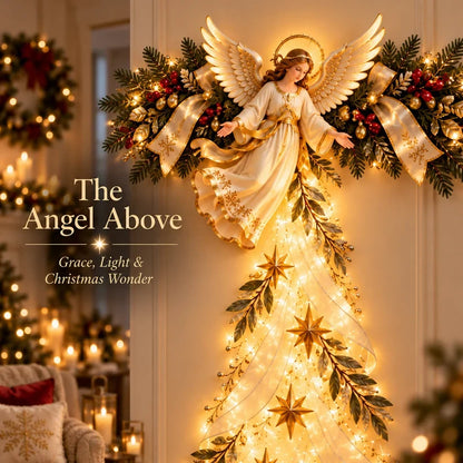 🔥✨ Angel Shepherd Christmas Glow™ – Lighted Faith-Inspired Wall Art