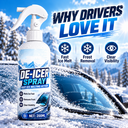 🔥 50% OFF — Windshield De-Icer Spray ❄️ + FREE Scraper 🎁