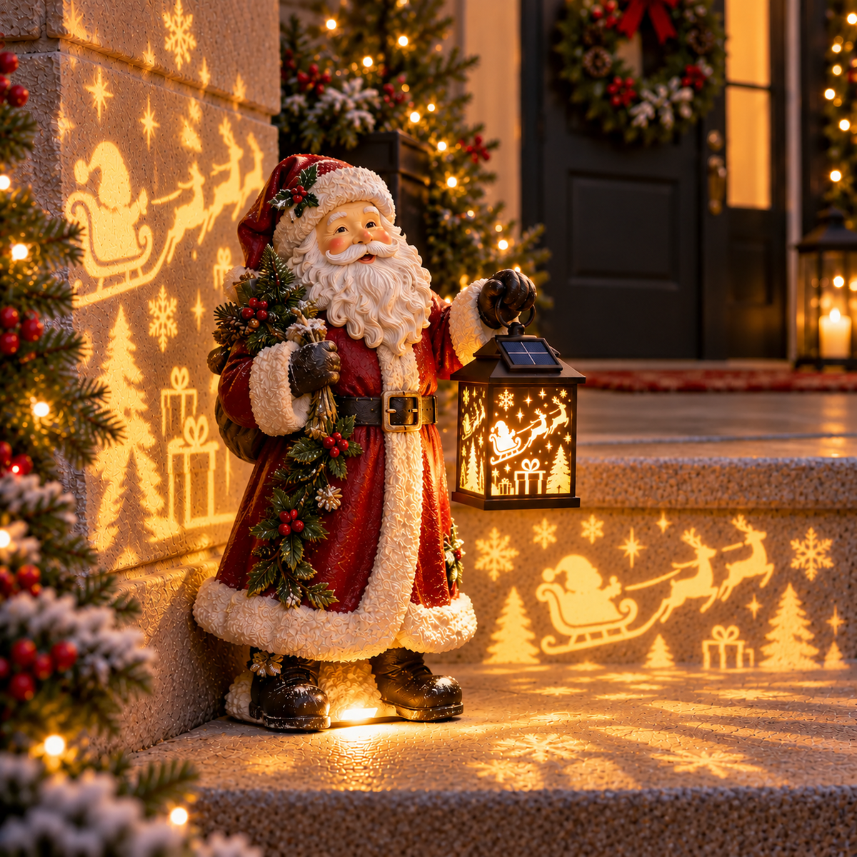 ⛄ Holiday Sale ✨  Snowman Nativity Glow™ Solar Christmas Light
