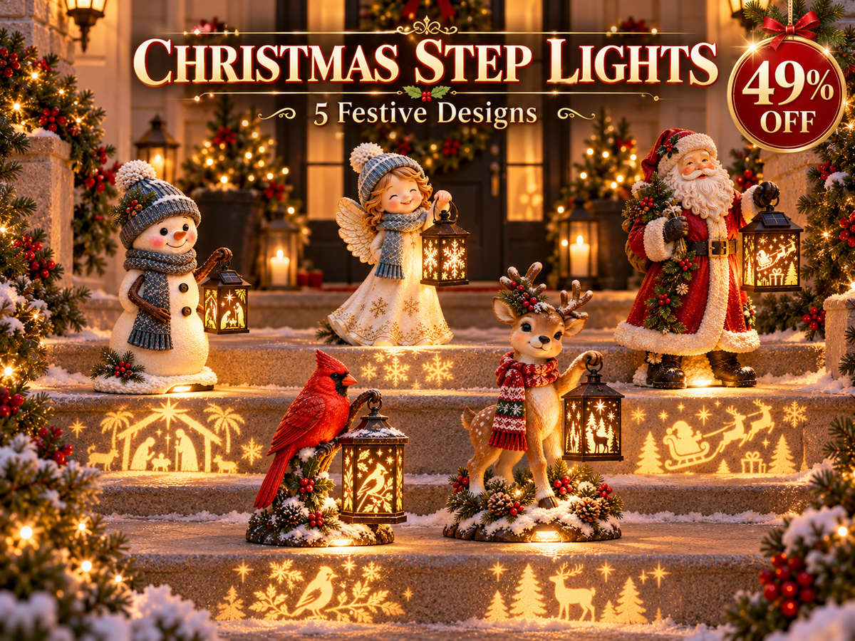 ⛄ Holiday Sale ✨  Snowman Nativity Glow™ Solar Christmas Light