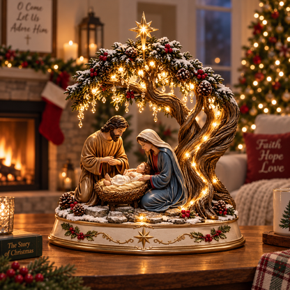 🔥 LAST DAY! 49% OFF 🔥 Light of Bethlehem™ – Lighted Nativity Decor