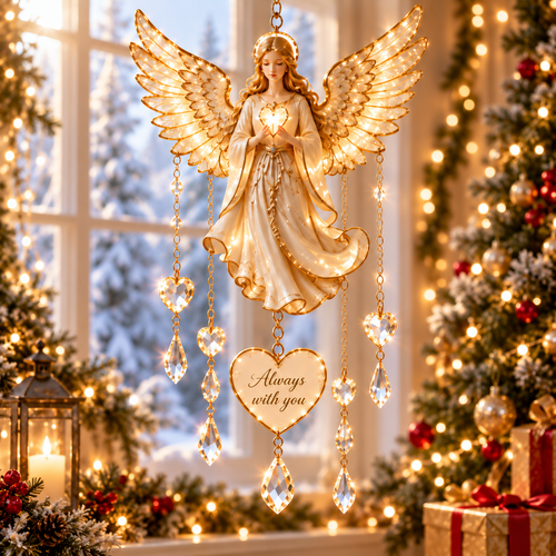 🔥Last Day 49% OFF🔥🎄 Always With You Lighted Guardian Angel
