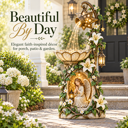 👼✨Last Day 49% OFF✨ Angel Starlight Garden Fountain™ – Faith-Inspired Lighted Outdoor Decor