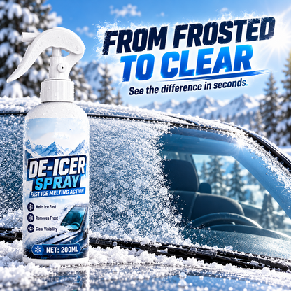 🔥 50% OFF — Windshield De-Icer Spray ❄️ + FREE Scraper 🎁