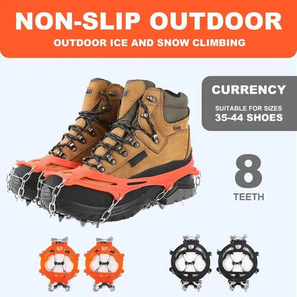 🔥LAST DAY 49% OFF - 🛠️Lightweight Crampons Anti-Slip Traction Snow Grips for Walking