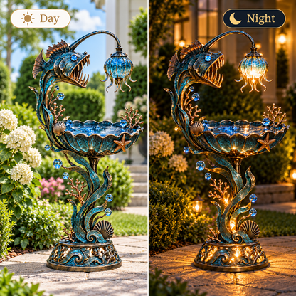 🌊 Abyss Glow Garden Fountain™ – Lighted Ocean-Inspired Outdoor Decor