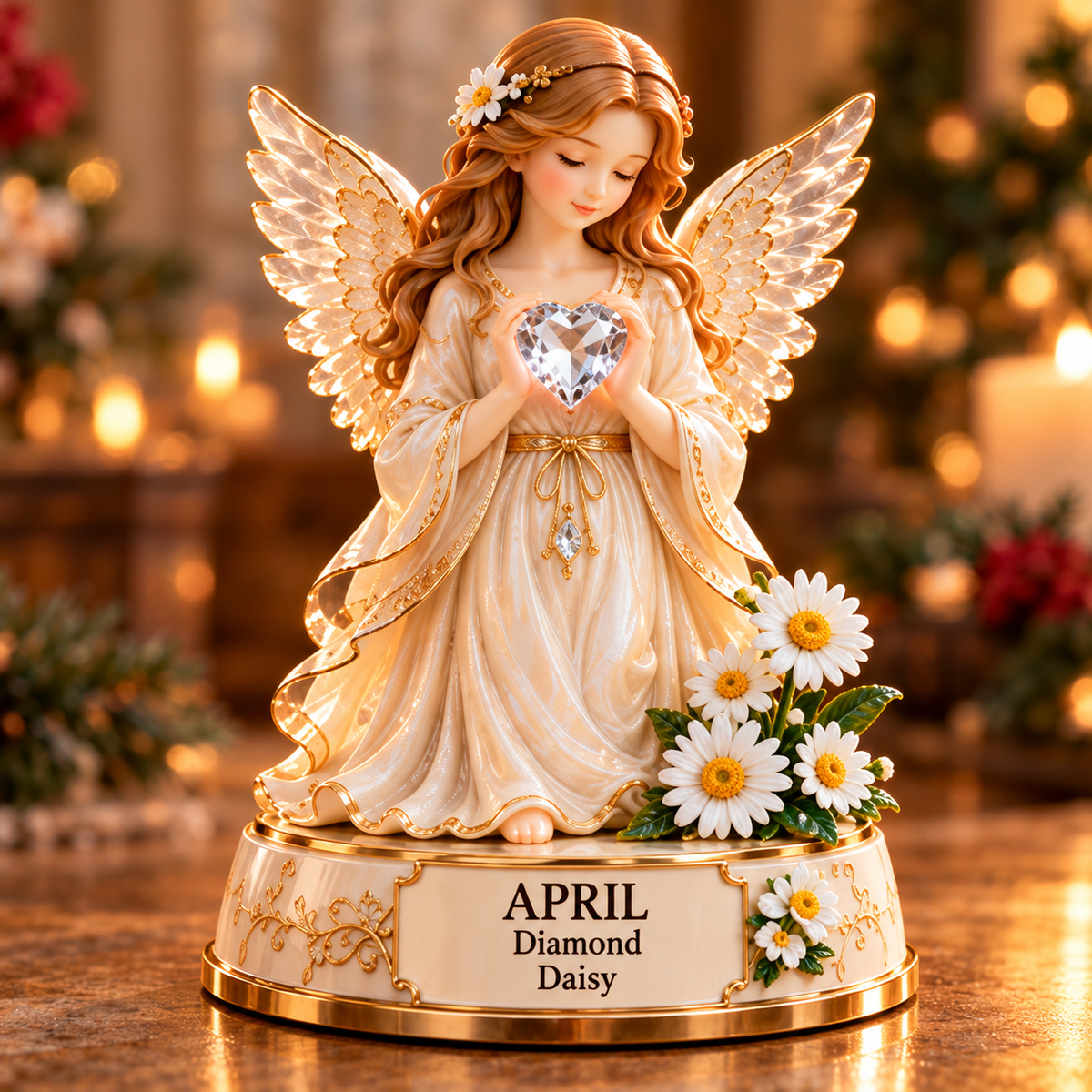 April Diamond Daisy Guardian Angel