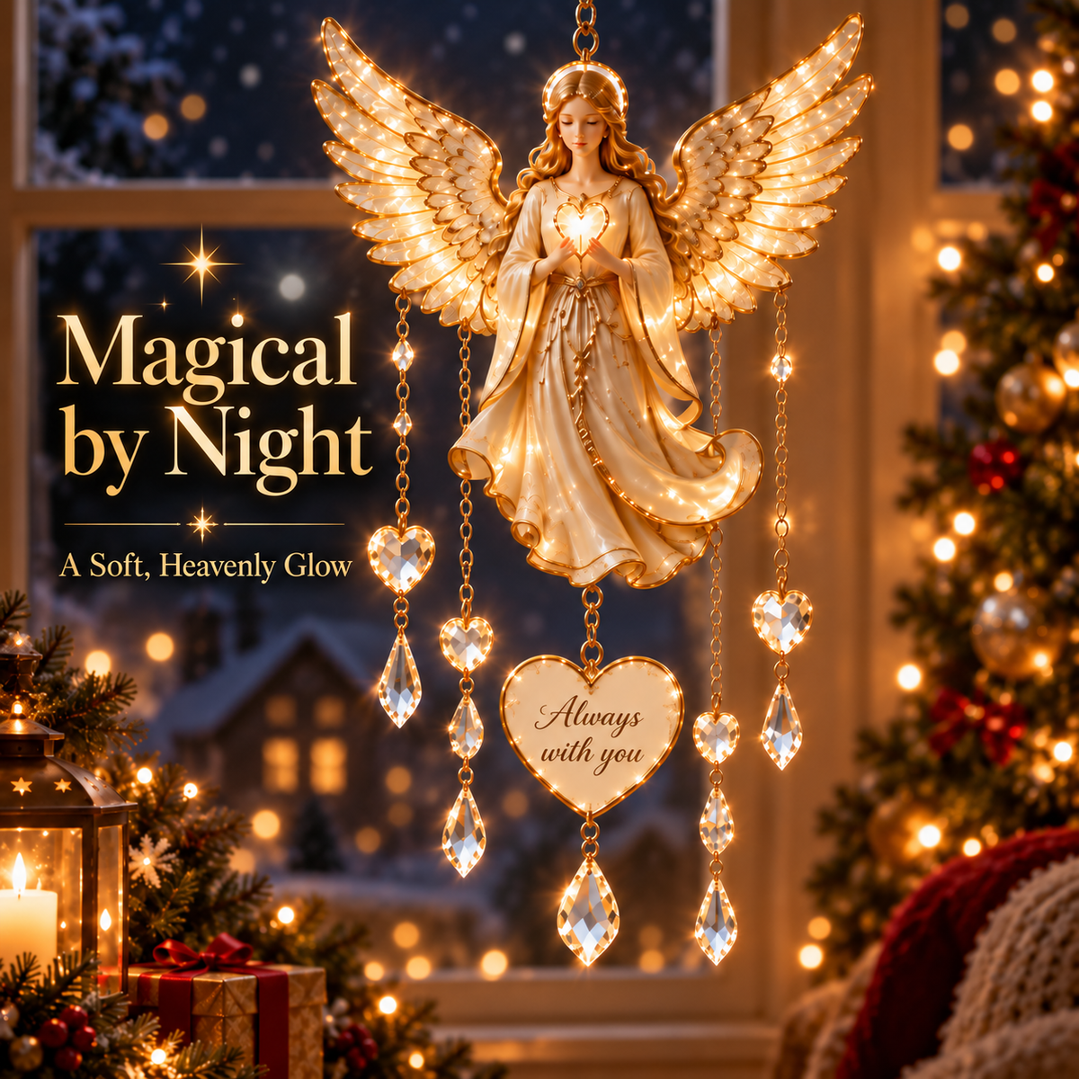 🔥Last Day 49% OFF🔥🎄 Always With You Lighted Guardian Angel