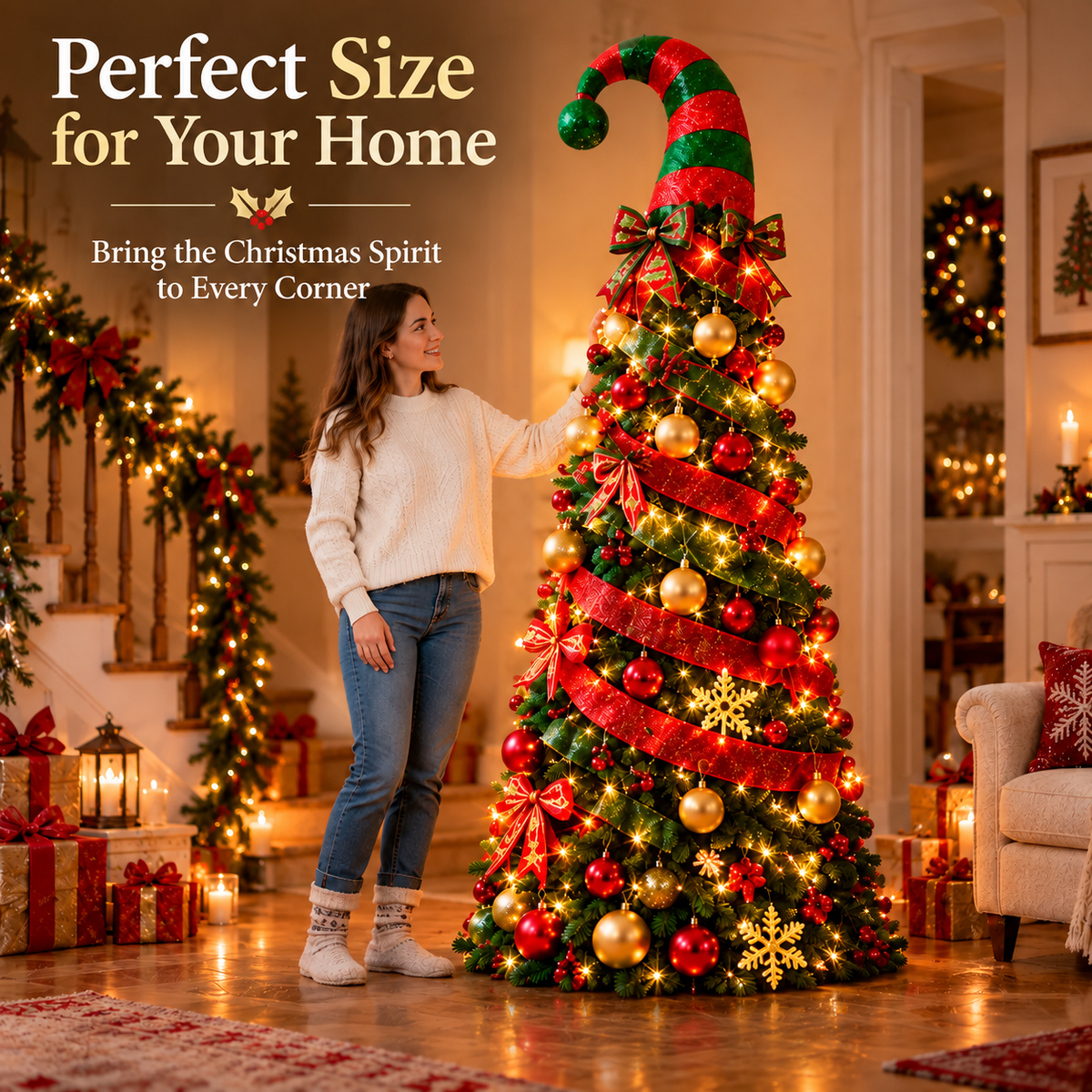 🎅 The Christmas Tree for People Who Hate Setting Up Christmas Trees