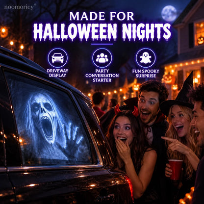 🎃 Halloween window projector✨ 16 Spooky Movies – USB-Powered Christmas Decoration
