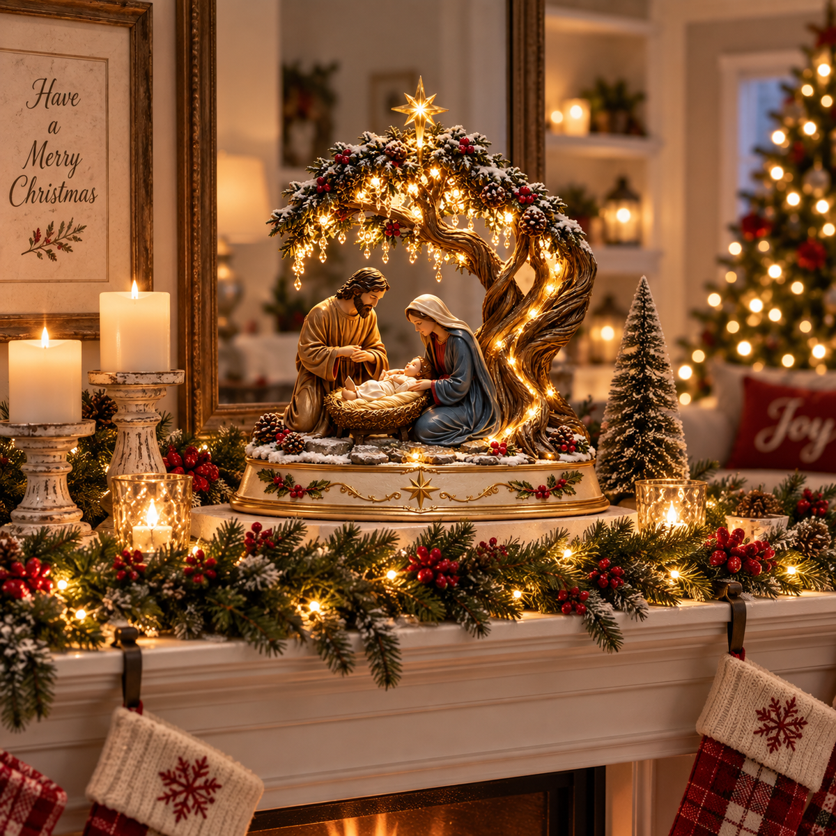 🔥 LAST DAY! 49% OFF 🔥 Light of Bethlehem™ – Lighted Nativity Decor