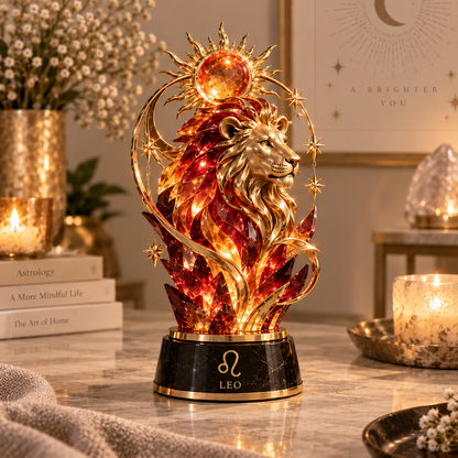 ✨ Celestial Zodiac Collection™ – 12 Signs Crystal-Inspired Decorative Sculptures
