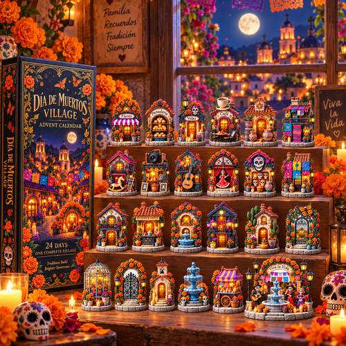 24 Days to Build a Village of Memories — Day of the Dead Village Advent Calendar 2026