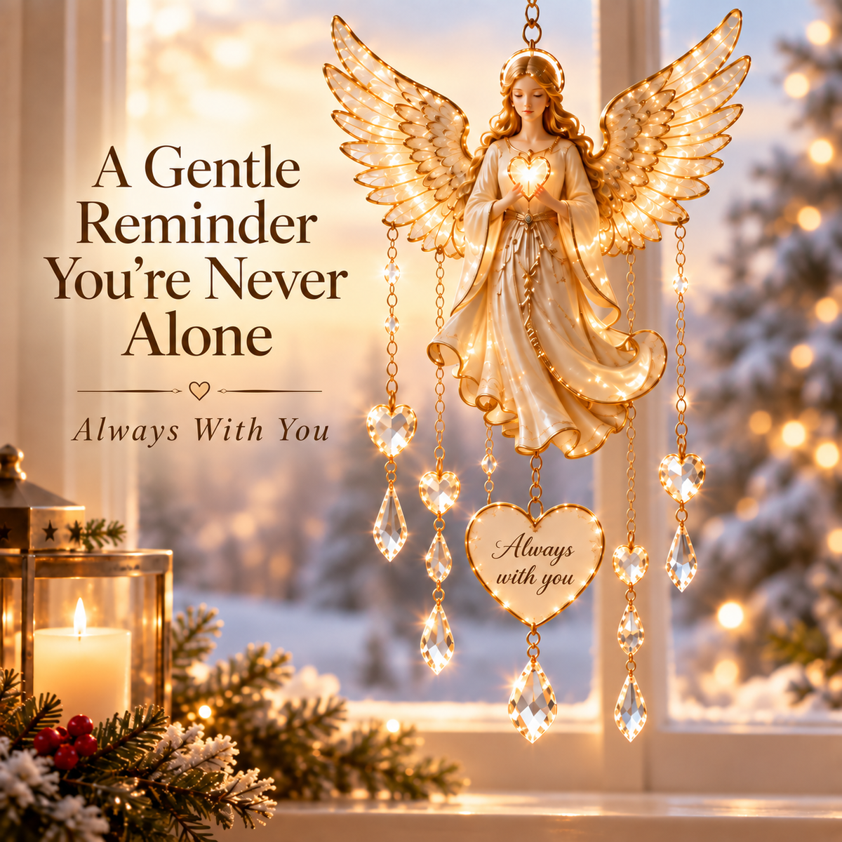 🔥Last Day 49% OFF🔥🎄 Always With You Lighted Guardian Angel