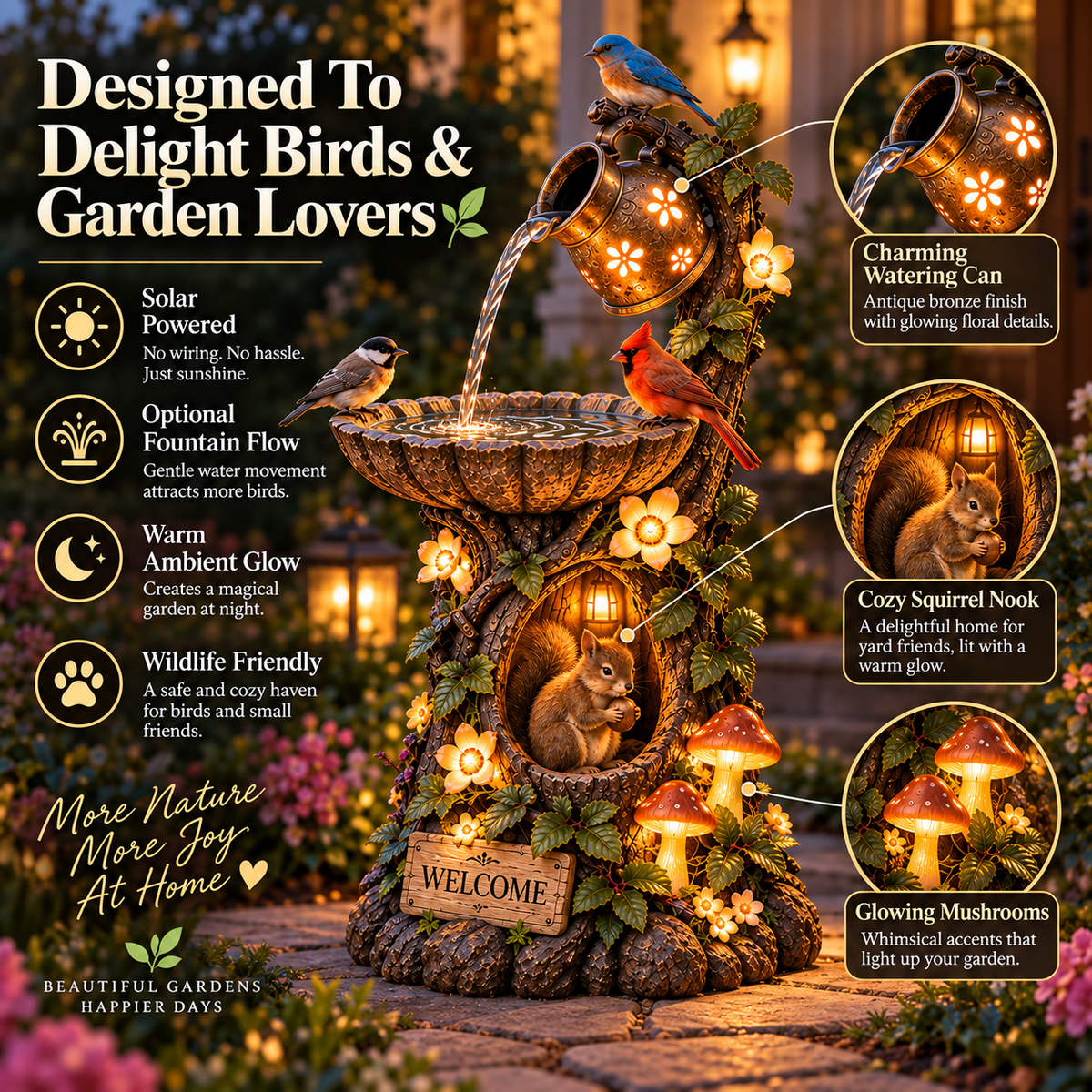 🔥 LAST DAY 49% OFF🐿️Turn Your Yard Into a Little Wildlife Haven
