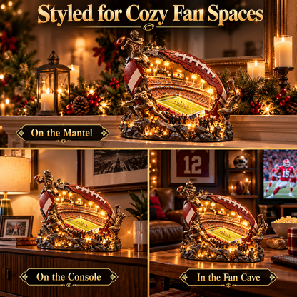 🏈 A Stadium Inside a Football™ – Lighted Game Day Collectible 🏟️