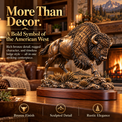 🔥 Christmas Sale 49% OFF 🔥 Frontier Bison™ – Bring the Spirit of the American West Home 🦬