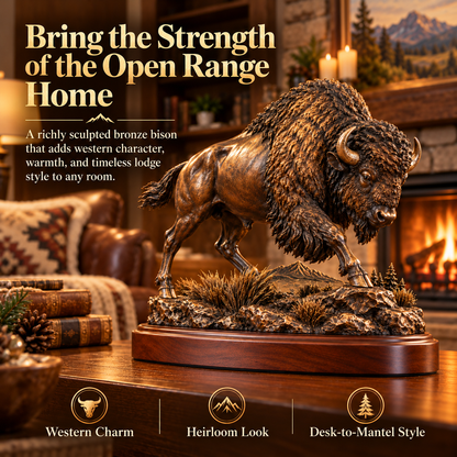 🔥 Christmas Sale 49% OFF 🔥 Frontier Bison™ – Bring the Spirit of the American West Home 🦬