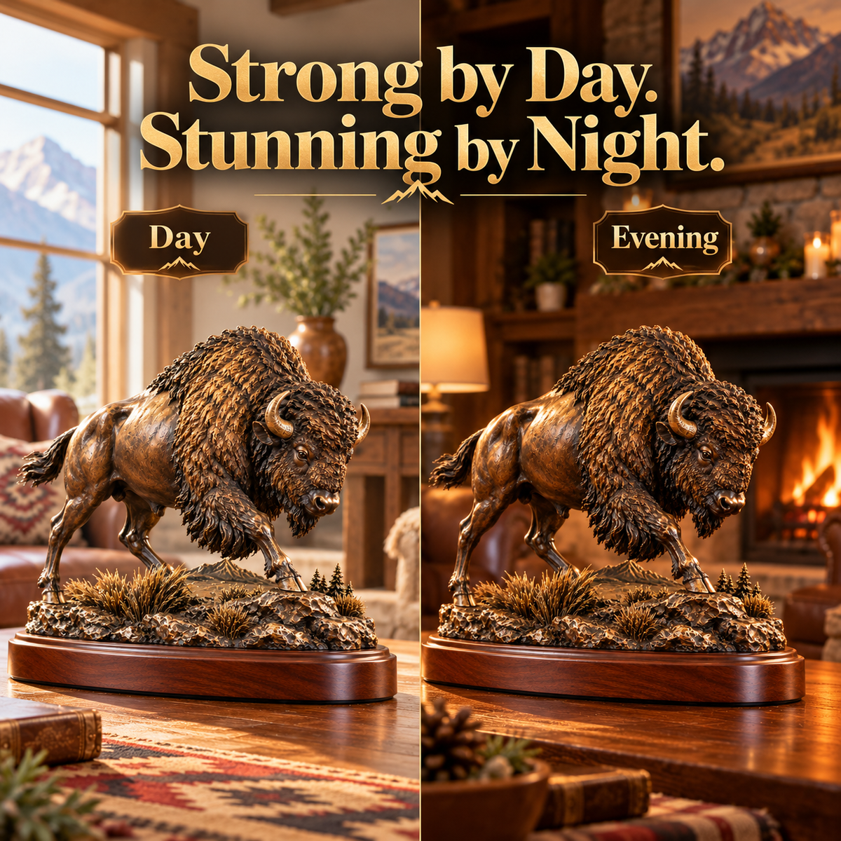 🔥 Christmas Sale 49% OFF 🔥 Frontier Bison™ – Bring the Spirit of the American West Home 🦬