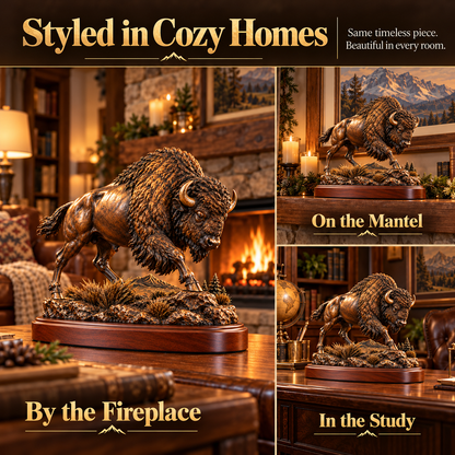 🔥 Christmas Sale 49% OFF 🔥 Frontier Bison™ – Bring the Spirit of the American West Home 🦬