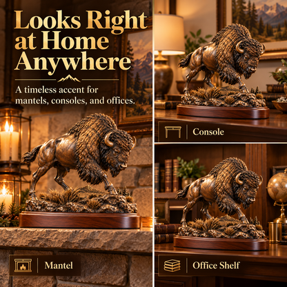 🔥 Christmas Sale 49% OFF 🔥 Frontier Bison™ – Bring the Spirit of the American West Home 🦬