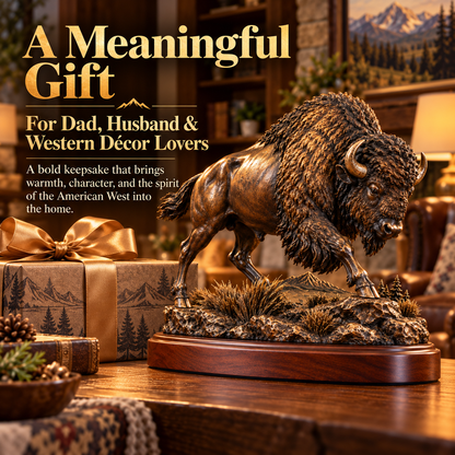 🔥 Christmas Sale 49% OFF 🔥 Frontier Bison™ – Bring the Spirit of the American West Home 🦬
