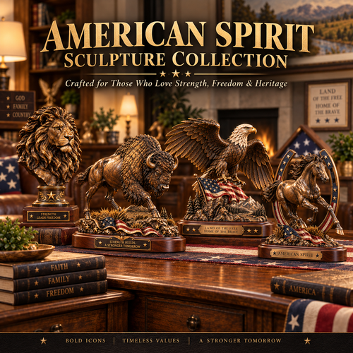 🇺🇸 American Spirit Collection™ Patriotic Bronze Wildlife Collection