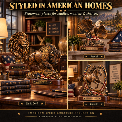 🇺🇸 American Spirit Collection™ Patriotic Bronze Wildlife Collection