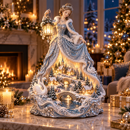 ✨ Holiday Sale 🦢 Swan Winter Village Glow — A Storybook Christmas for Your Home
