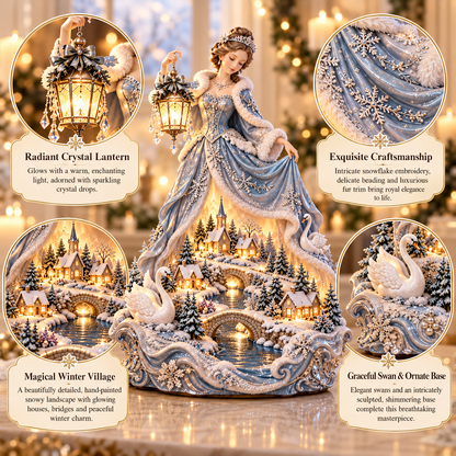 ✨ Holiday Sale 🦢 Swan Winter Village Glow — A Storybook Christmas for Your Home