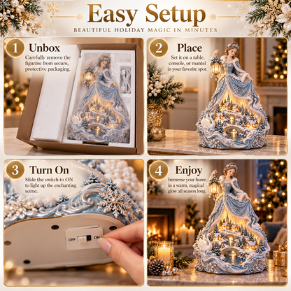 ✨ Holiday Sale 🦢 Swan Winter Village Glow — A Storybook Christmas for Your Home