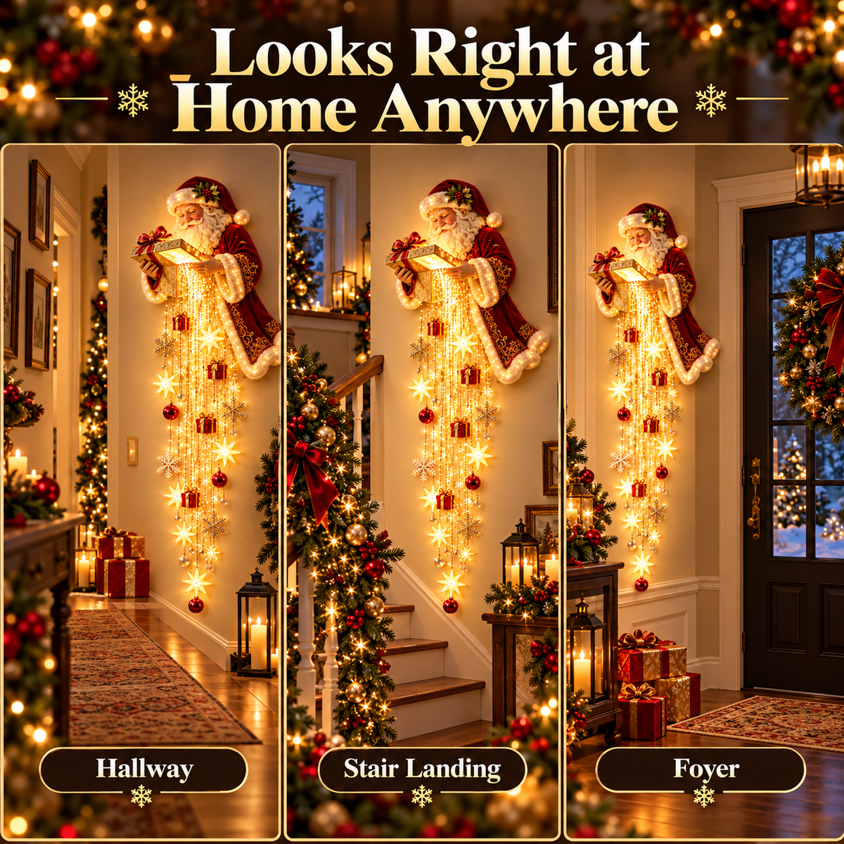 🔥 LAST CHANCE! 49% OFF 🎅Santa’s Christmas Starfall Lights