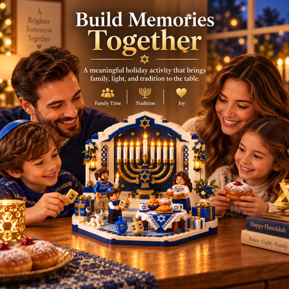 🕎 Last Day 49% OFF🔥 Build, Light & Celebrate Hanukkah Together