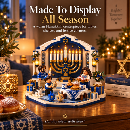 🕎 Last Day 49% OFF🔥 Build, Light & Celebrate Hanukkah Together