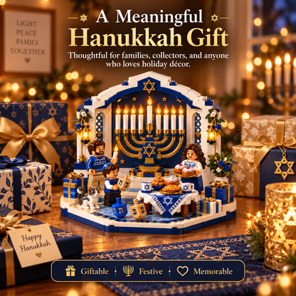🕎 Last Day 49% OFF🔥 Build, Light & Celebrate Hanukkah Together