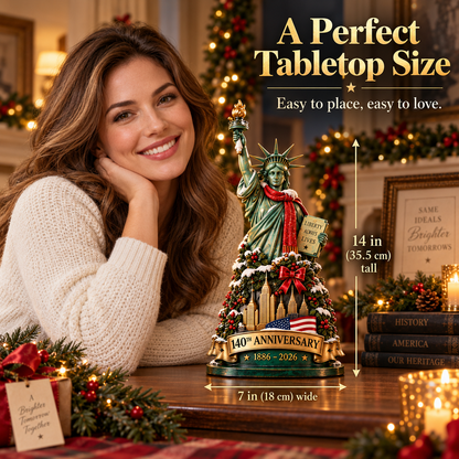 🇺🇸✨ 140 Years of Lady Liberty™ – A Christmas Keepsake of Freedom & Hope