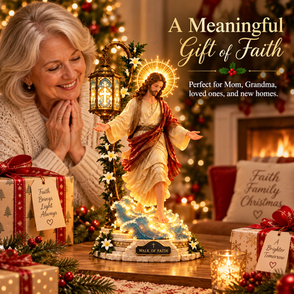 🔥 LAST DAY 50% OFF✝️ Walk of Faith™ Illuminated Jesus Tabletop Decor – A Guiding Light for Your Home