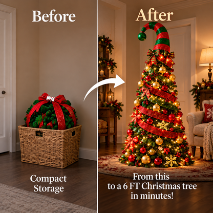 🎅 The Christmas Tree for People Who Hate Setting Up Christmas Trees
