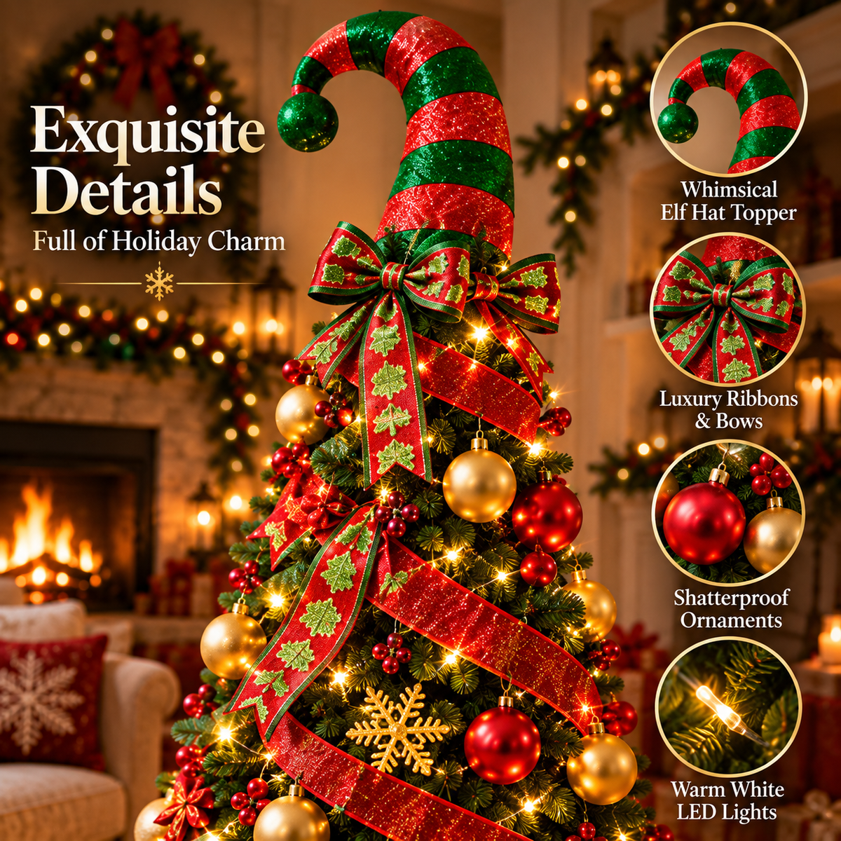 🎅 The Christmas Tree for People Who Hate Setting Up Christmas Trees