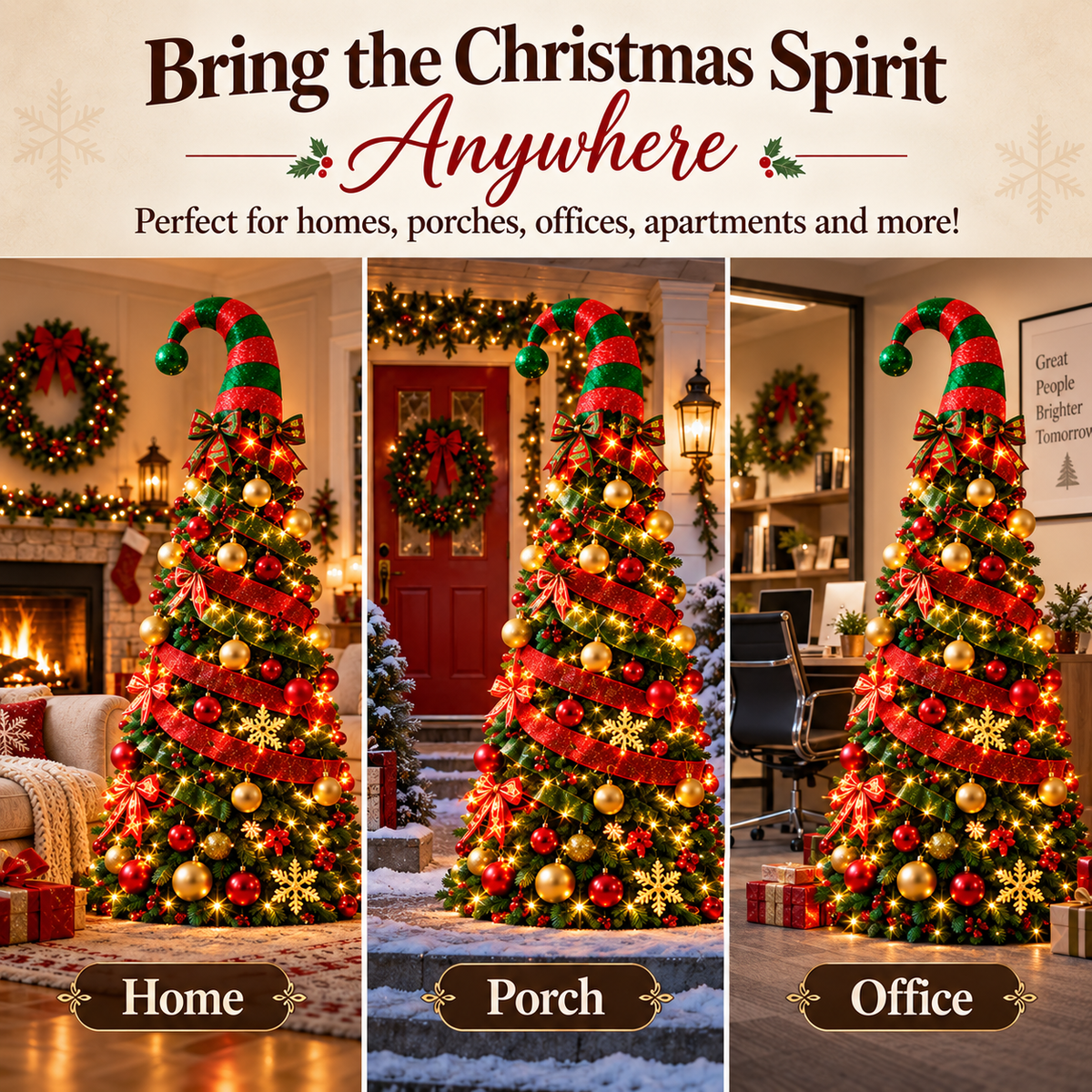 🎅 The Christmas Tree for People Who Hate Setting Up Christmas Trees